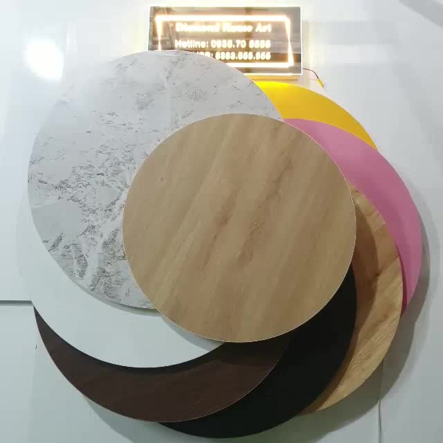 Mặt bàn tròn D50, D60, D70, D80 Gỗ MDF Thái Lan & Gỗ tự nhiên | BigBuy360 - bigbuy360.vn