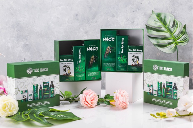 Bộ liệu trình tinh dầu Haco gồm 1 dầu gội thảo dược, 1 tinh dầu xịt Mao Bạt Khang, 1 Ban Thốc Khang | BigBuy360 - bigbuy360.vn