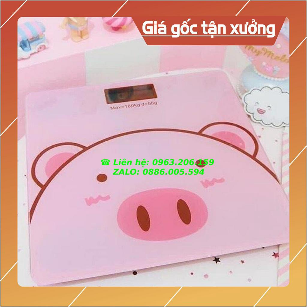Cân điện tử Lợn hồng xinh xắn đáng yêu với các bé theo dõi sức khỏe gia đình siêu tiện lợi