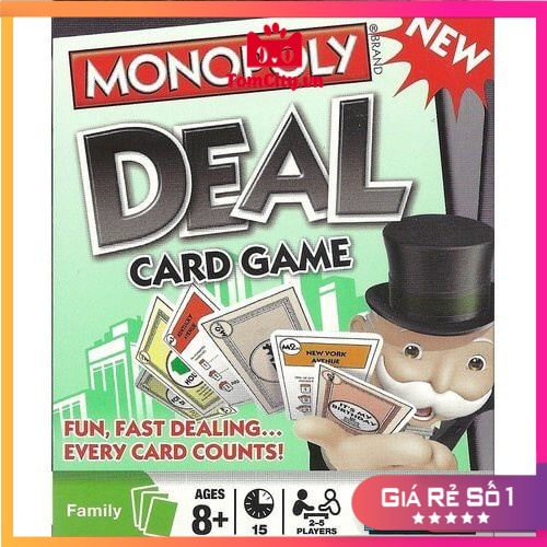 Monopoly Deal Pack - Cờ tỷ phú phiên bản thẻ bài độc lạ