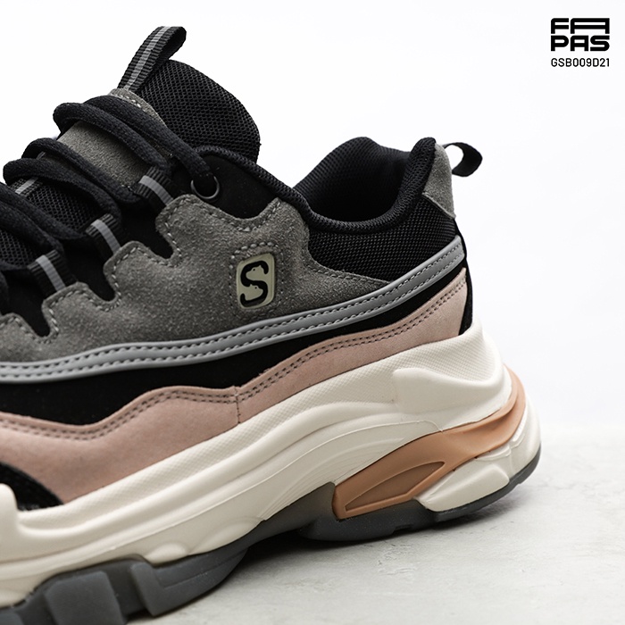 Giày Sneakers Nam BBW Đế Cao Chống Trượt Phối Màu Tinh Tế - FAPAS