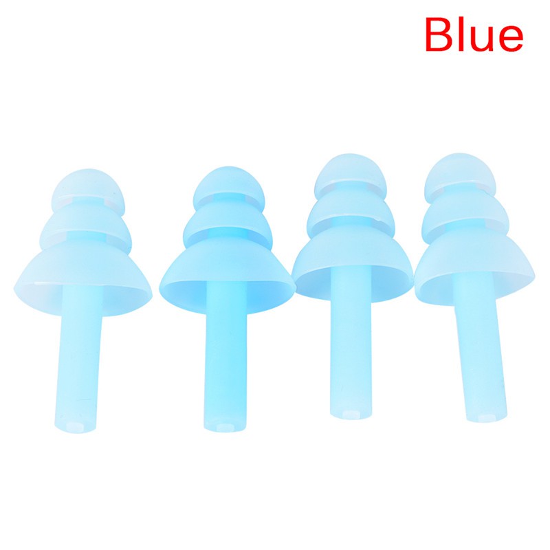 Bộ 4 Nút Bịt Tai Chống Ngáy Bằng Silicone Tiện Dụng Khi Ngủ