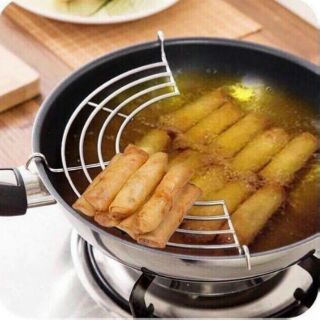 Vỉ gác chảo rán inox