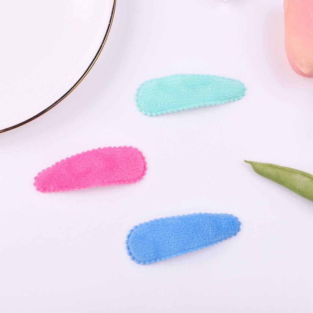 Set 2 kẹp tóc KIDSBOWS phủ lông dễ thương thời trang mùa đông xinh xắn cho bé gái