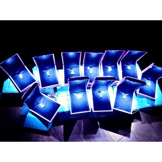 dây chuyền bạc 925 cao cấp tặng hộp đựng có đèn LED