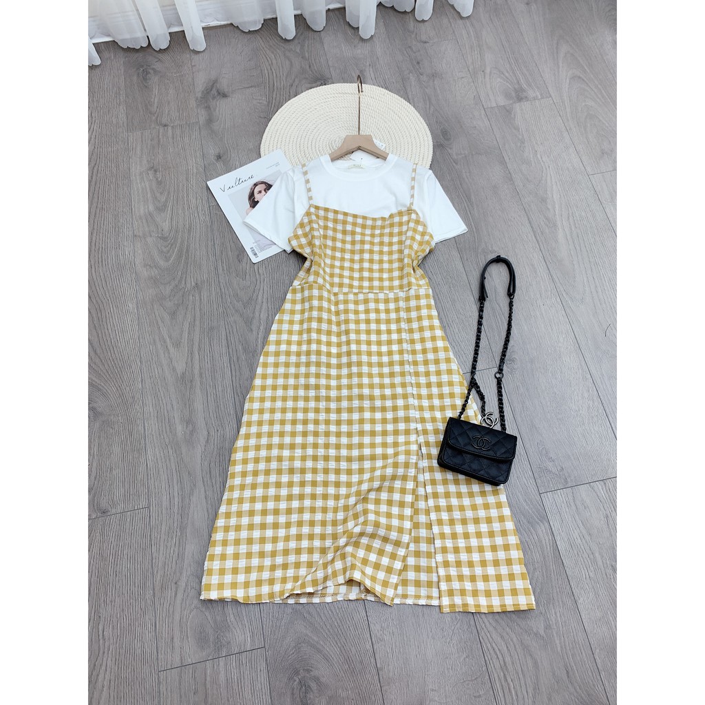 Set đồ nữ cá tính, set váy liền thân đi chơi sang chảnh mùa hè đẹp 8A00167 | BigBuy360 - bigbuy360.vn