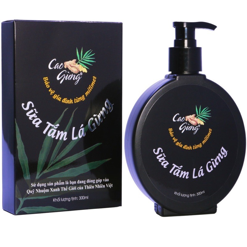 Sữa Tắm Lá Gừng Kháng Khuẩn Bảo Vệ Da