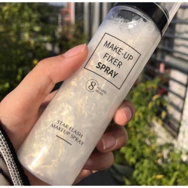 Xịt Khóa Nền 💕Freeship💕 Xịt Nhũ Khóa Trang Điểm Star Flash Make Up Spray 8 Hours Wear Không Gây Bết Dính | BigBuy360 - bigbuy360.vn