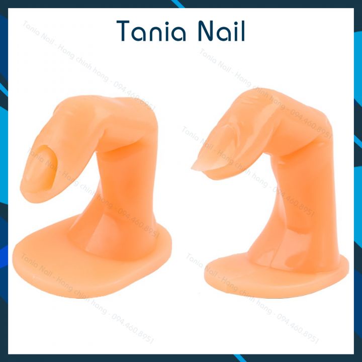 Ngón Tay Giả Học Nail Ngón Có Khóe Móng Nhọn