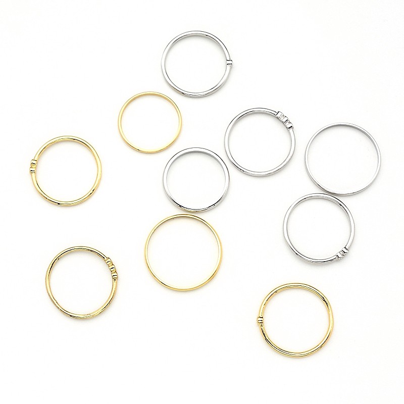 XiaoboACC 5 Chiếc Nhẫn Đeo Khớp Ngón Tay Độc Đáo Phong Cách Hàn Quốc Cho Nữ