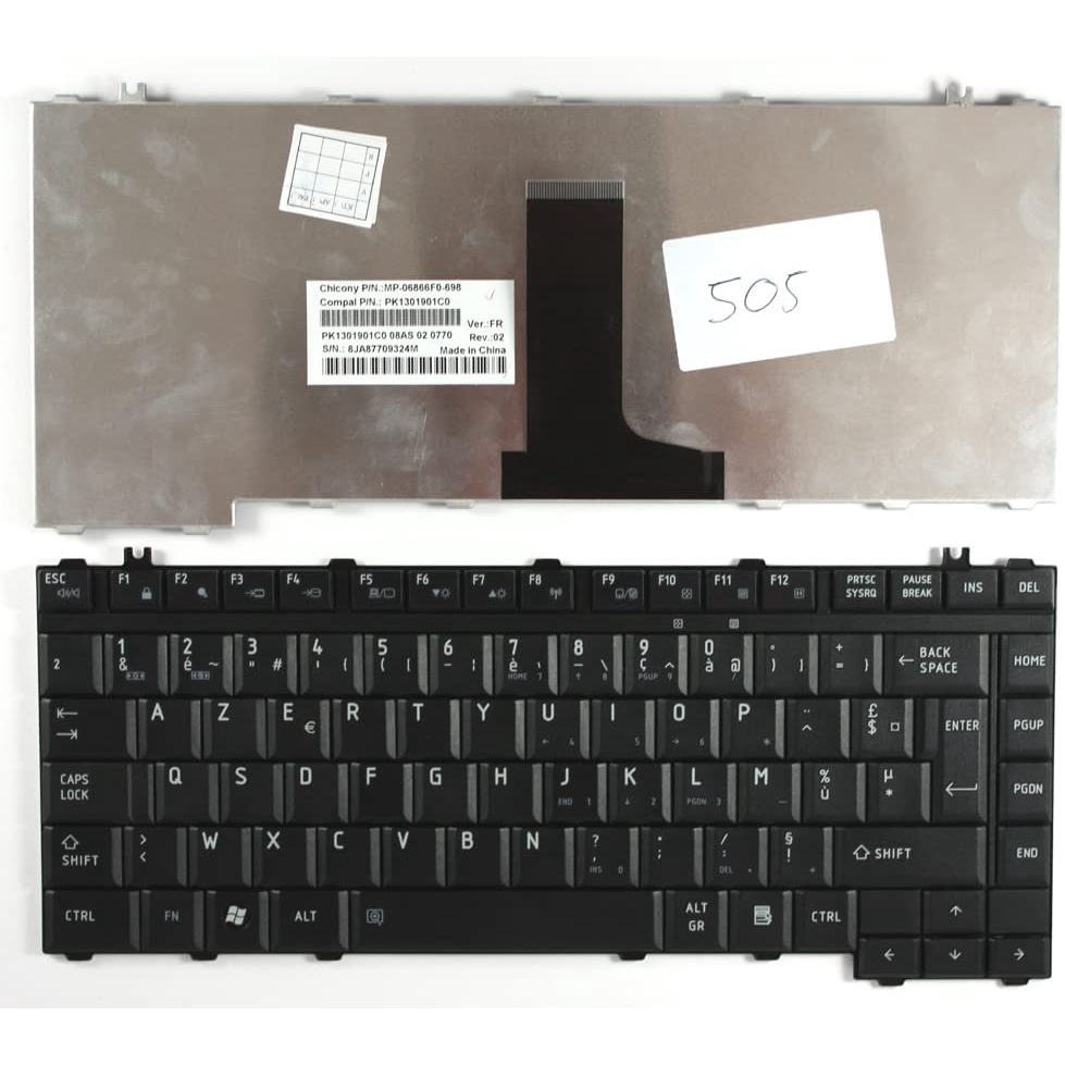Bàn Phím Laptop Toshiba Qosmio F40 F45 G40 G45 F50 F55 R200 R205 L300, Tecra A9 A10 M9 M10, Dynabook B551 B552