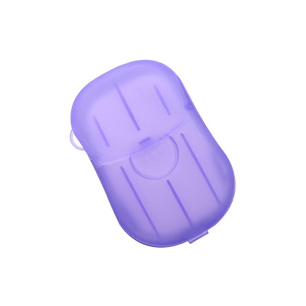 [Hàng mới về] Hộp 20 miếng xà phòng giấy rửa tay tiện dụng cho du lịch