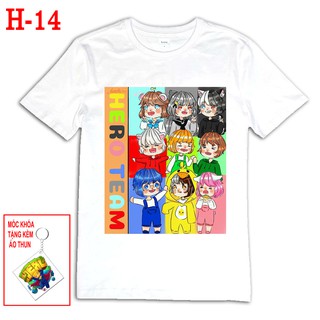 Áo Thun Hero Team (TẶNG KÈM MÓC KHÓA)