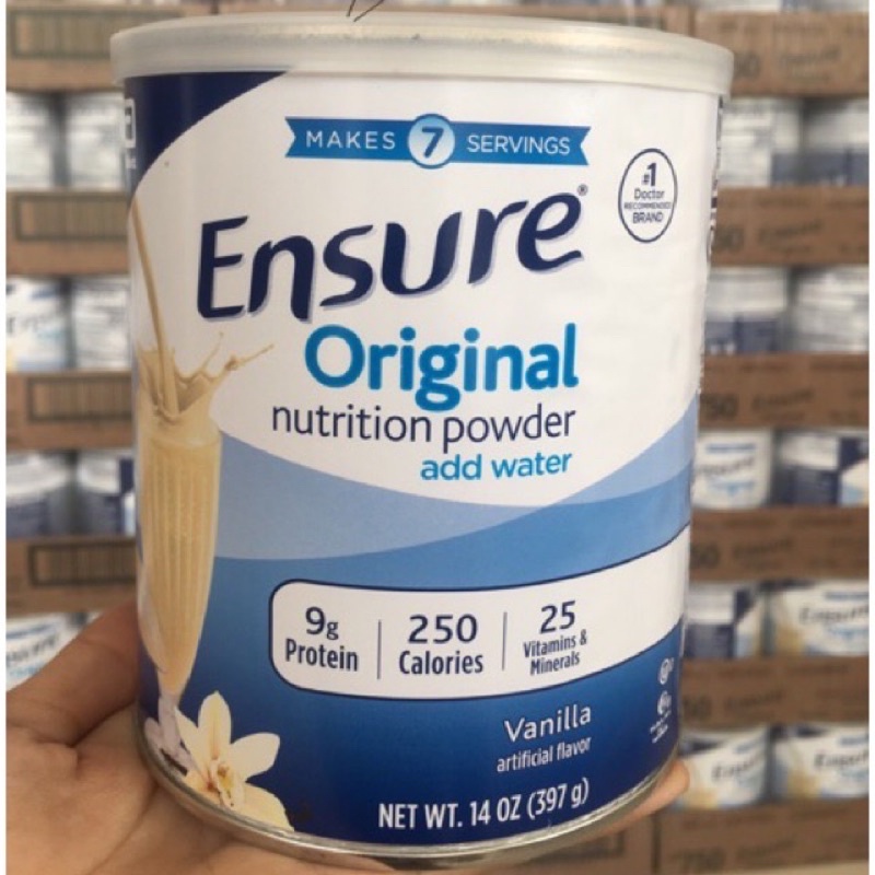 [ Ship Air- Có Bill] Sữa Ensure Mỹ Original Nutrition Powder 397g