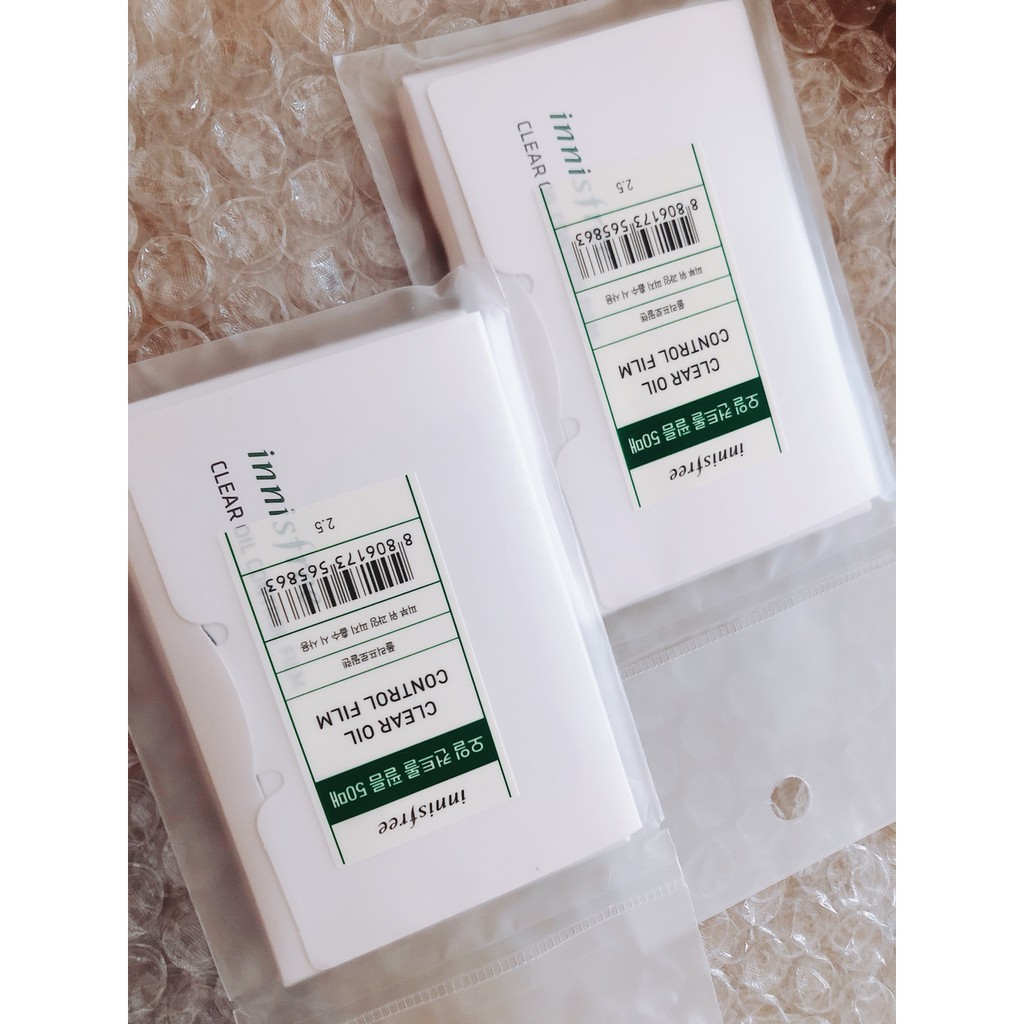 Giấy Thấm Dầu Innisfree Clear Oil Control Film (50 miếng) | BigBuy360 - bigbuy360.vn