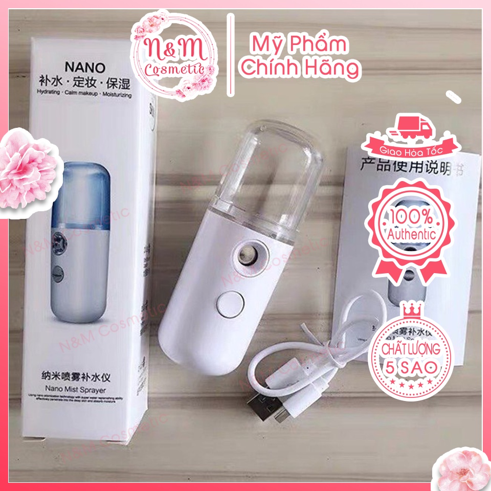 Máy xông mặt - xịt khoáng Nano mini cầm tay