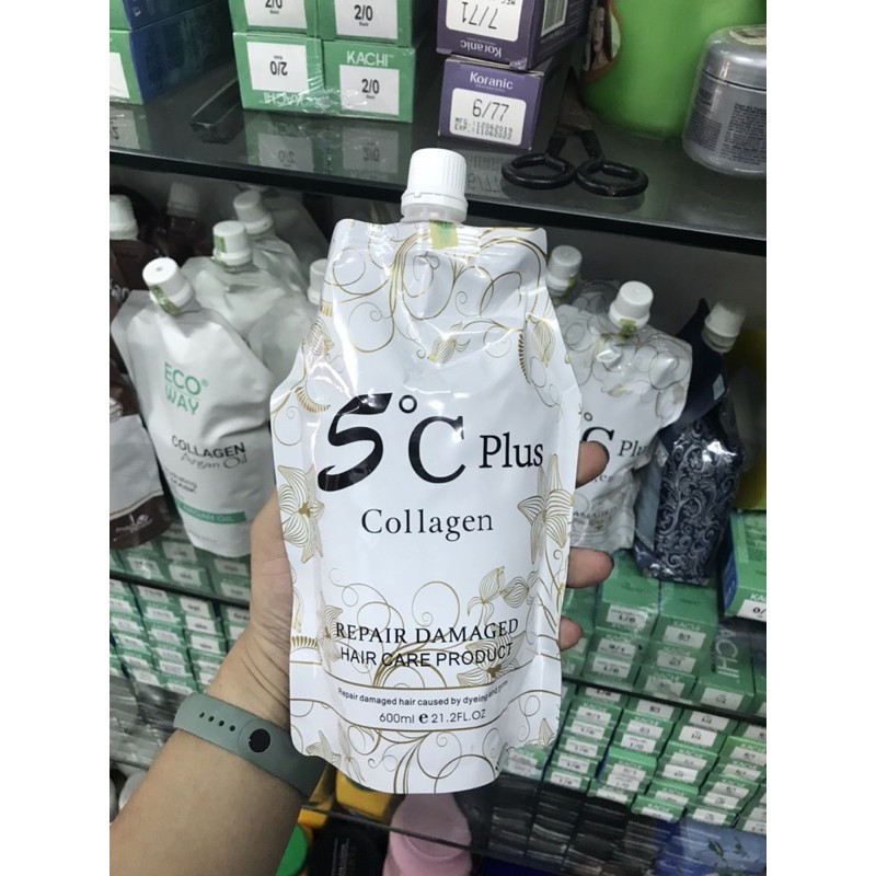 Hấp CoLagen 5C Hương Nước Hoa siêu mượt, siêu phục hồi 600ml