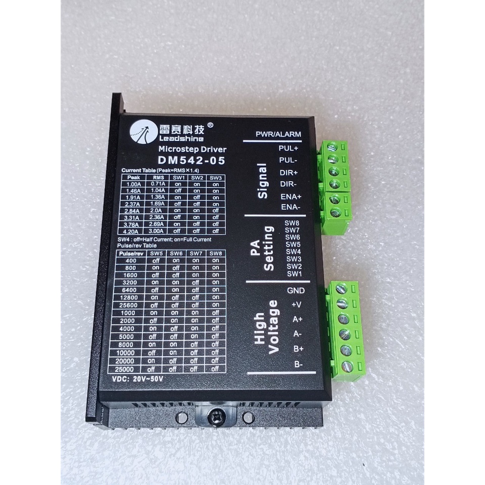 Driver DM542-05 leadshine,DM542 điều khiển step 2 pha