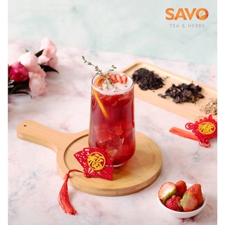 SAVO TRÀ TÚI LỌC - VỊ DÂU (Hộp 25 túi)