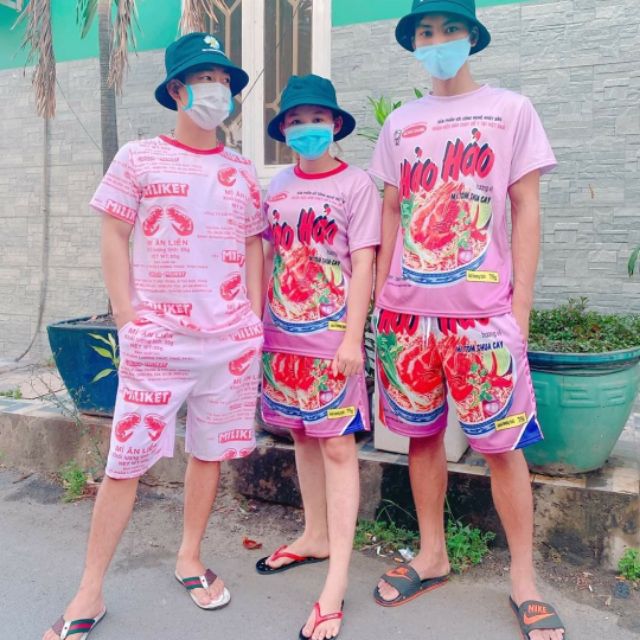 Bộ mặc nhà mì tôm miliket hảo hảo