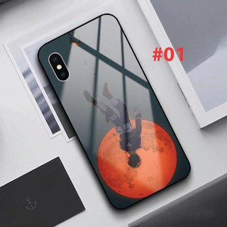 Ốp lưng kính Samsung Galaxy Note 8 Note 9 Note 10 Note 10 Plus in hình DEPRESSIO