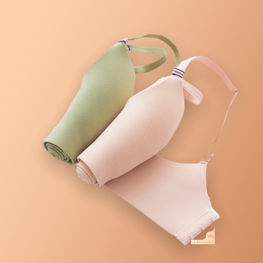 ÁO LÓT nữ su đúc LAREINA BRA - LRAL001 siêu thông hơi không viền không gọng có đệm nâng ngực