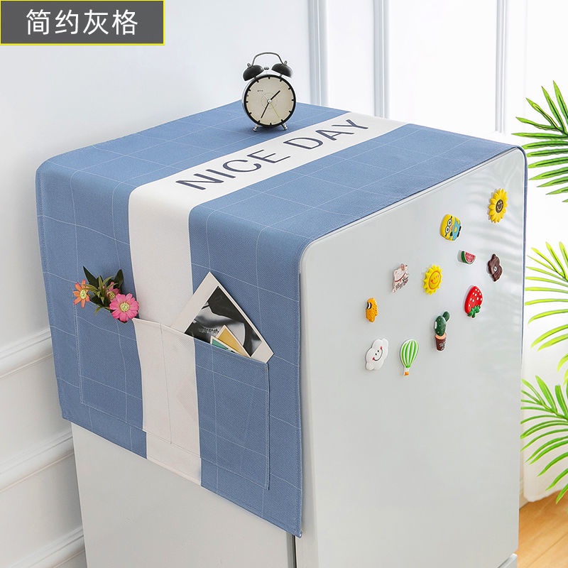 Tấm Vải Che Phủ Máy Giặt / Tủ Lạnh Chống Nắng Hai Cửa Mở Kèm Túi Đựng