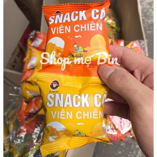 Bim bim cá viên chiên giòn giòn