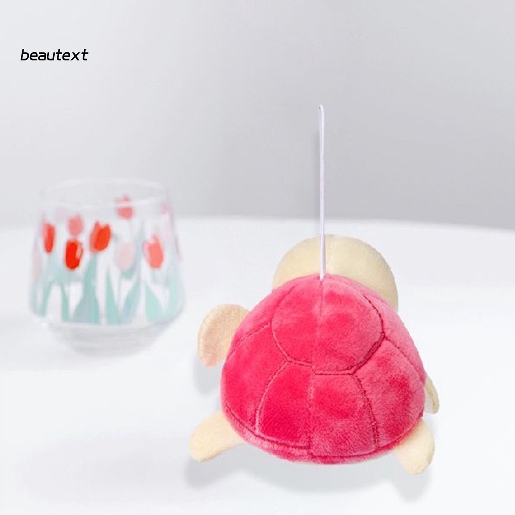 Móc khóa thú nhồi bông hình con rùa nhiều màu sắc đa năng