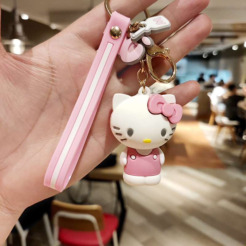 Móc khóa XIAODUOJIAJU hình mèo hoạt hình ngộ nghĩnh xinh xắn 365