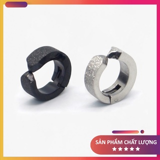 Khuyên tai kẹp không cần bấm lỗ, khuyên tai nam nữ đính đá zircon lấp lánh cao cấp [ẢNH THẬT]