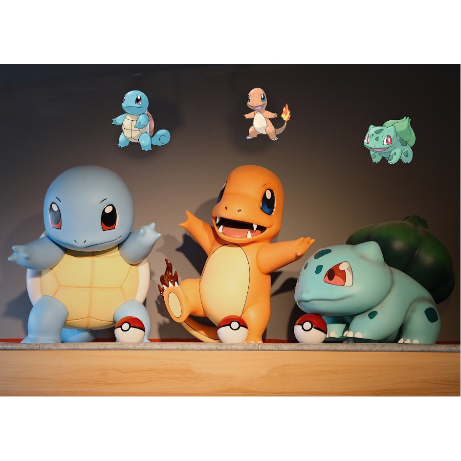 Mô hình Pokemon Squirtle rùa nước tỉ lệ 1:1 bộ sưu tập đồ chơi dễ thương