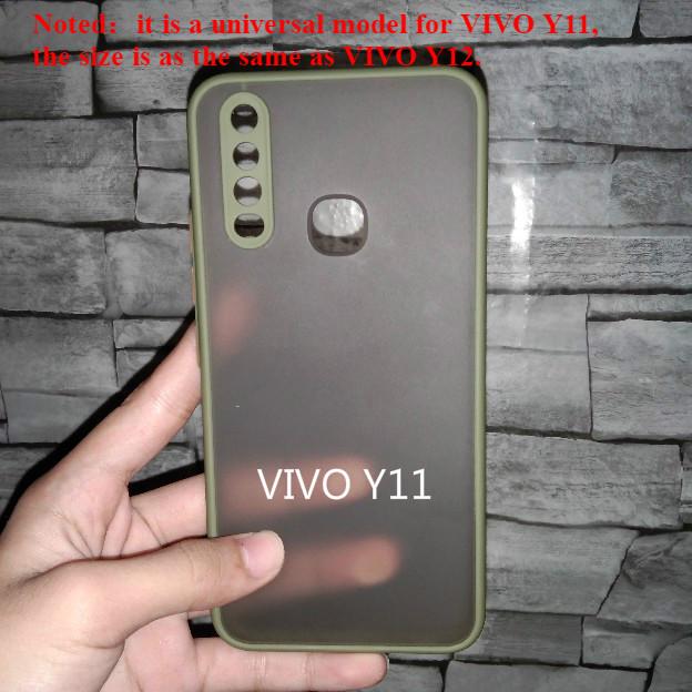 ốp điện thoại Silicone Màu Mờ Cho Vivo V19 Neo V20 V20Se Y20I Y11 Y12 Y15 Y17 Y19 Y91 Y93 Y95 S1 Pro Y50 Y30