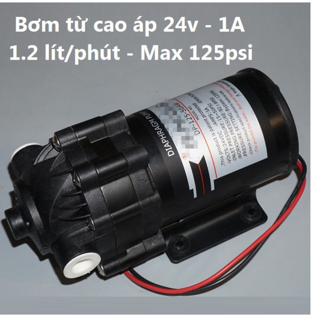 Bơm từ cao áp 24v máy lọc nước, phun sương