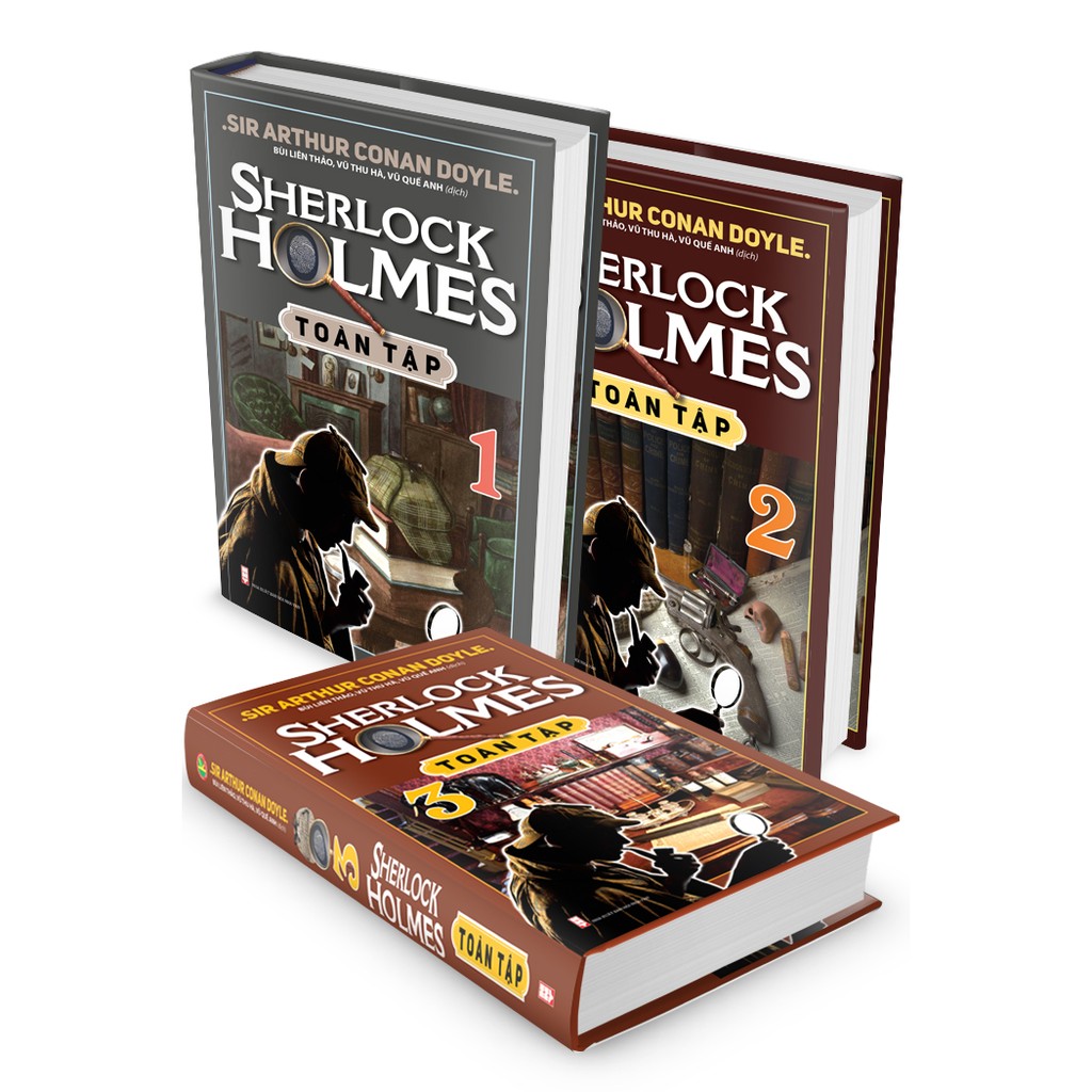 Sách - Sherlock Holmes Toàn Tập Trọn Bộ 3 Tập - Bìa cứng.