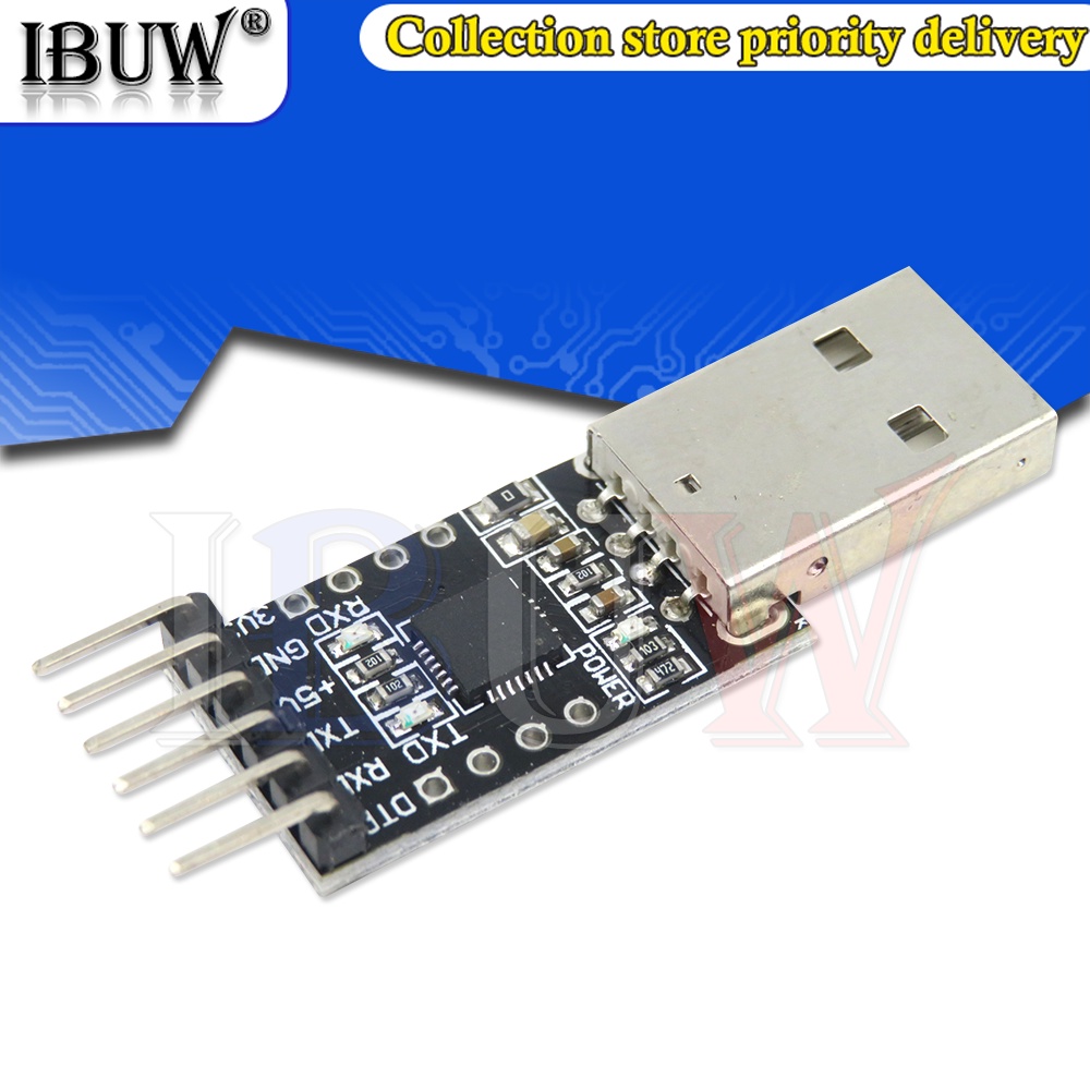 1 Mạch Chuyển Đổi CP2102 USB 2.0 Sang TTL UART 6Pin STC FT232 3.3V/5V