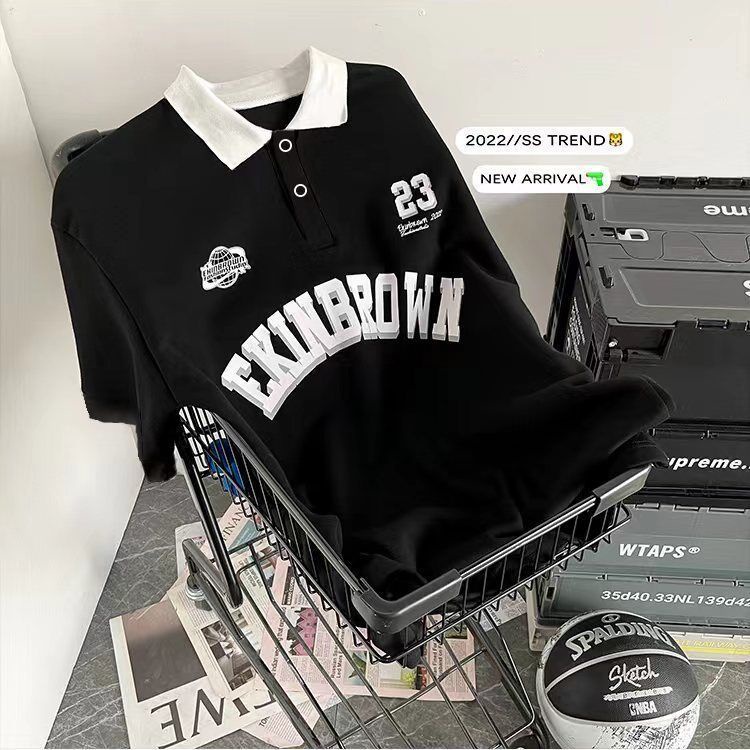 Áo Thun polo Ngắn Tay Dáng Rộng Thời Trang Mùa Hè Dành Cho Nữ