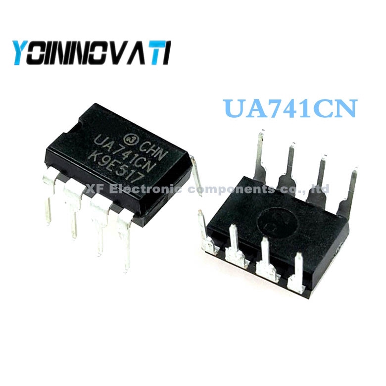 Set 100 Linh Kiện Điện Tử Dip8 Ic Ua741cn Ua741cp Ua741 Op Amp Lm741 741 Ic Opamp Gp 1mhz