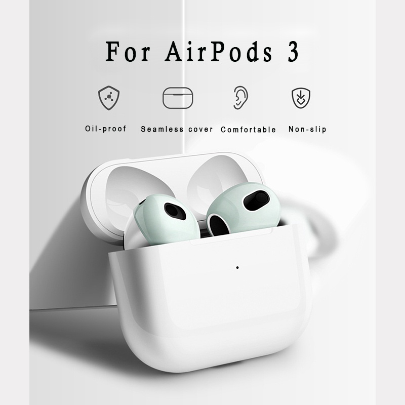 Vỏ Bọc Bảo Vệ Hộp Sạc Tai Nghe AirPods 3rd Bằng Silicon Thiết Kế Độc Đáo Tiện Dụng