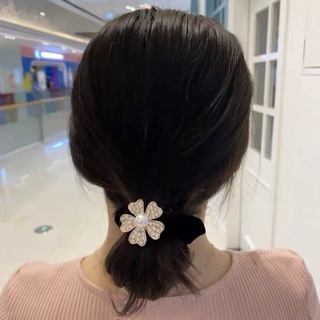 Combo 5 Dây Cột Tóc Nhung Đính Đá Cao Cấp