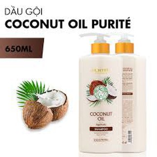 (650ML) Dầu gội dưỡng ẩm sữa dừa Purite De Provence Coconut Oil