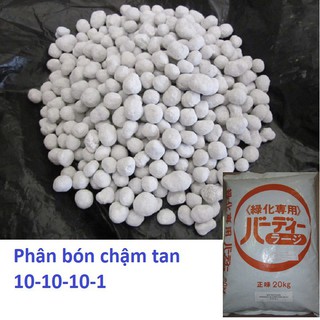 Phân bón chậm tan 10-10-10-1 xuất xứ Nhật Bản gói 500g chất lượng.
