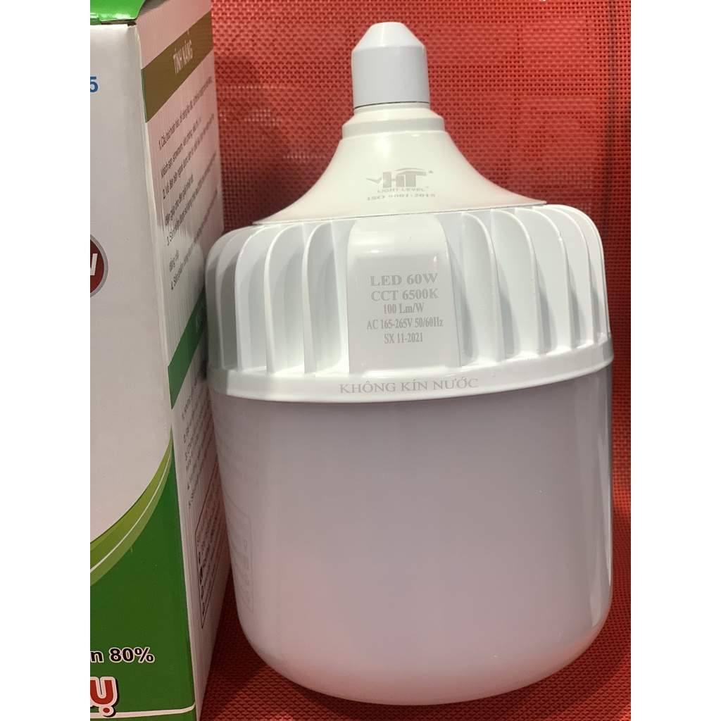 Bóng đèn LED BULB Trụ nhôm đúc 60W LED HT - Hàng Chính Hãng