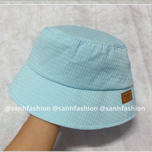 Mũ bucket vành cụp tem thêu FASHION GLOVER Nón tai bèo chất vải xốp cao cấp thời trang form unisex nam nữ_SÀNH FASHION
