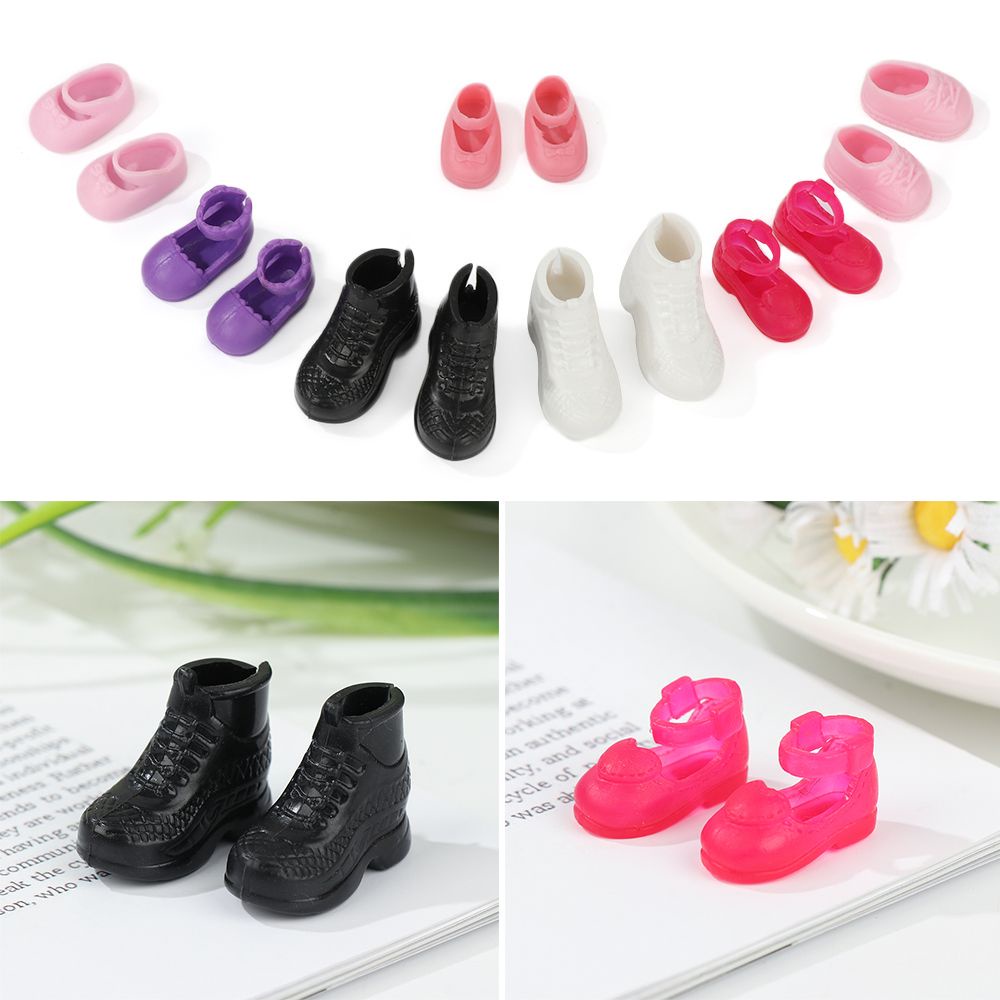 Giày thể thao nhựa PVC mềm cao cấp cho búp bê 16cm 1/3 1/4