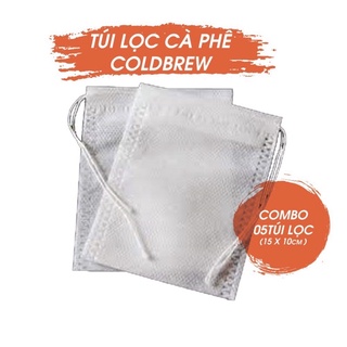 10 túi 15x10cm túi lọc cà phê, trà