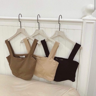 Áo 2 dây bản to - mút ngực Korea | Ảnh thật JUNclothing
