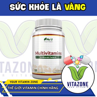 Viên uống Nuu Multivitamin, Vitamin tổng hợp tăng cường sức khỏe, hộp 365