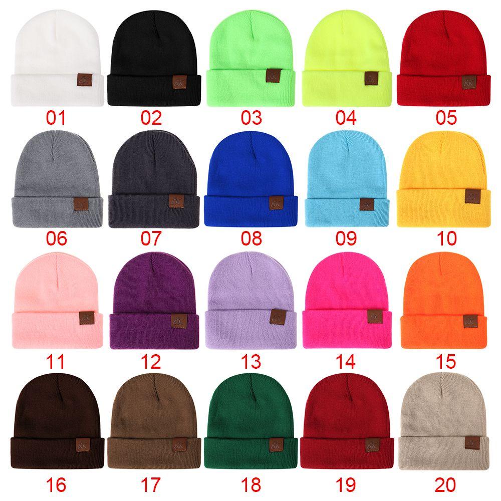 EUCA Mũ Len Beanie Dễ Thương Cho Nam Và Nữ (20 Màu)