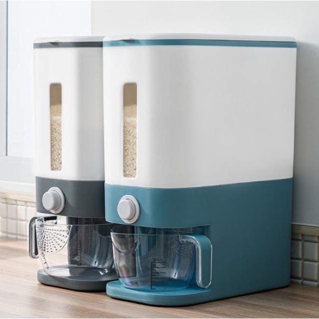 Thùng đựng gạo thông minh 12kg hàng cao cấp công nghệ Nhật bản dung tích lớn dành cho gia đình bạn